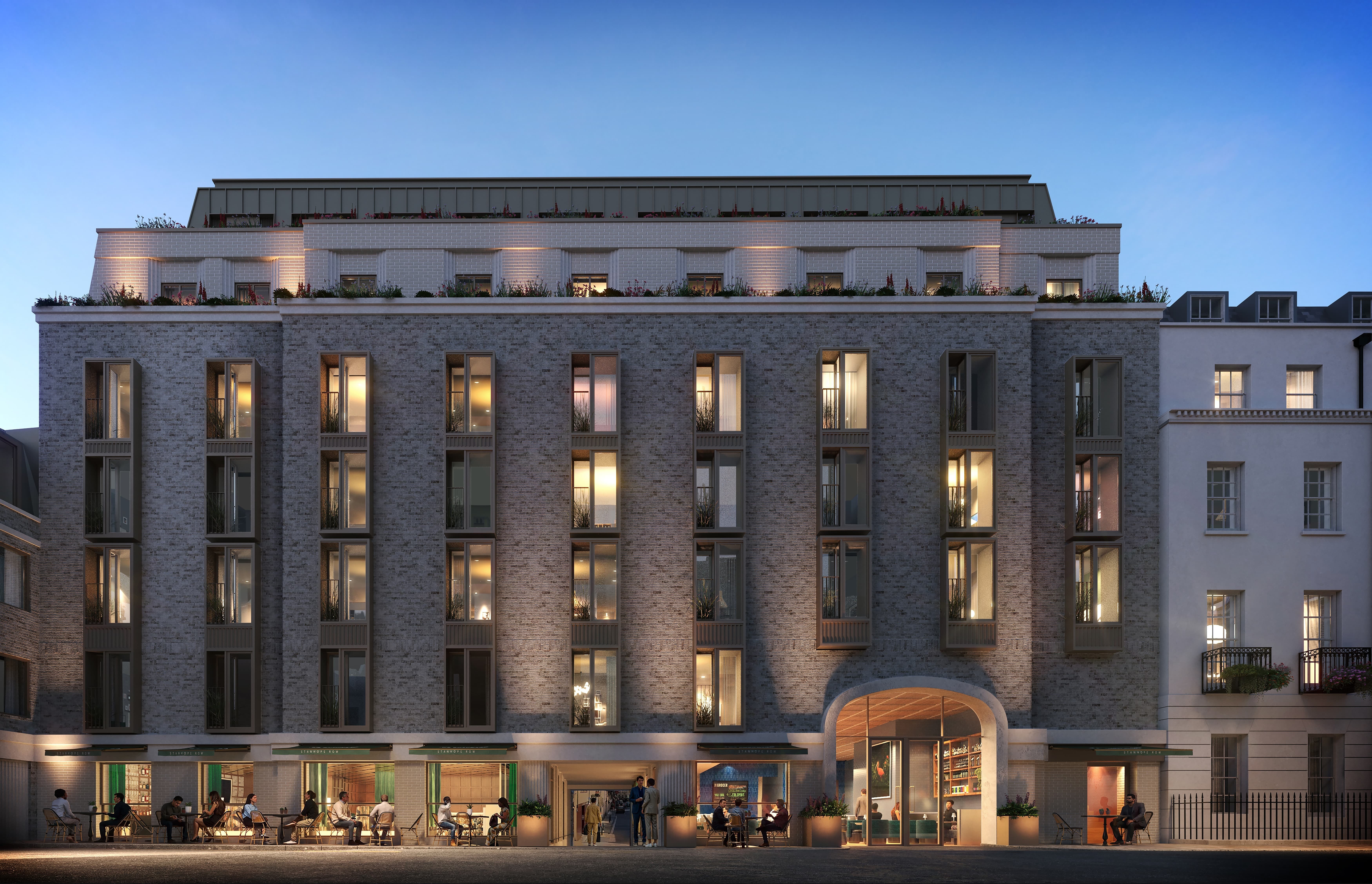 The Shepherd Mayfair at Dusk