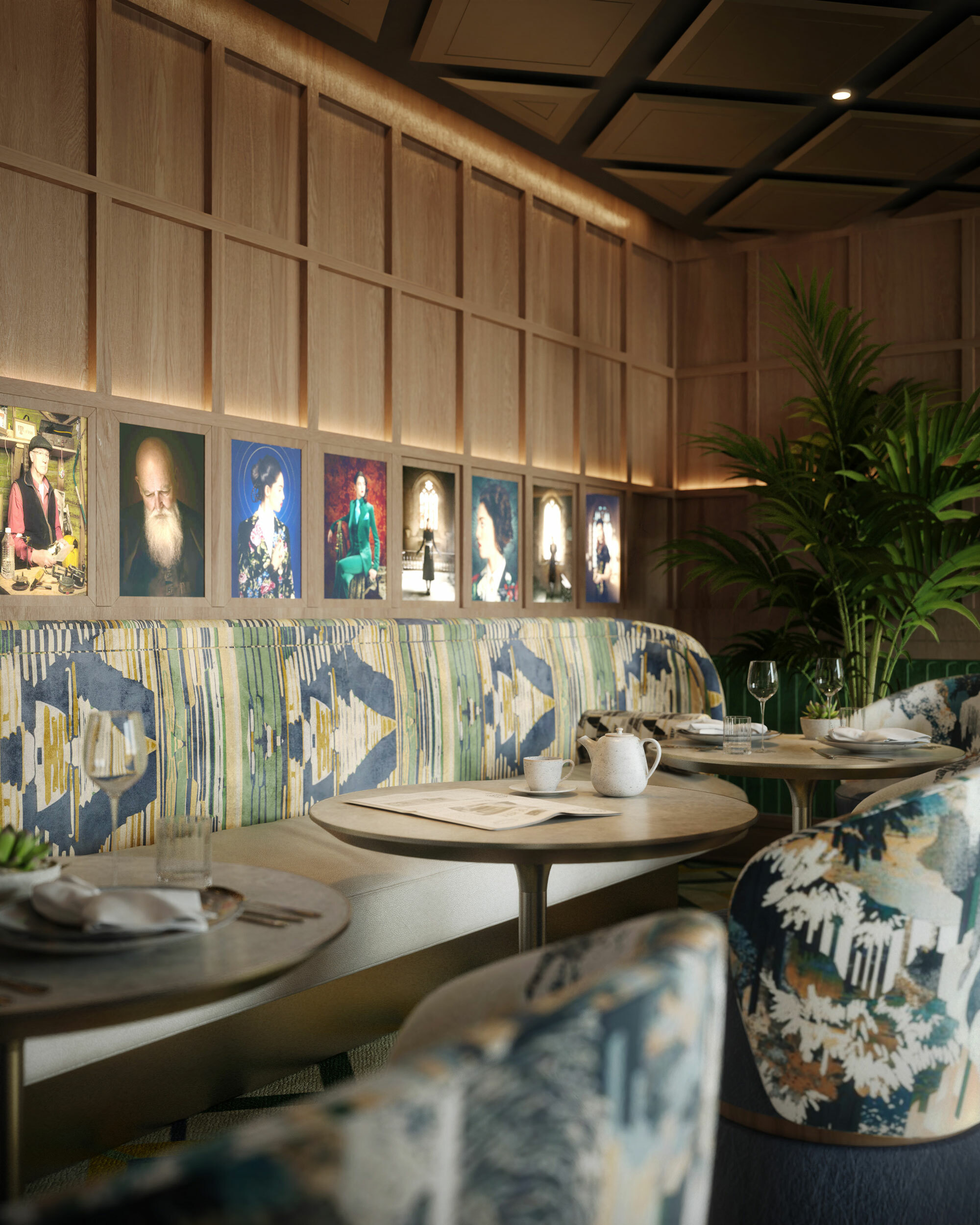 CGI interior view of Maxie's.