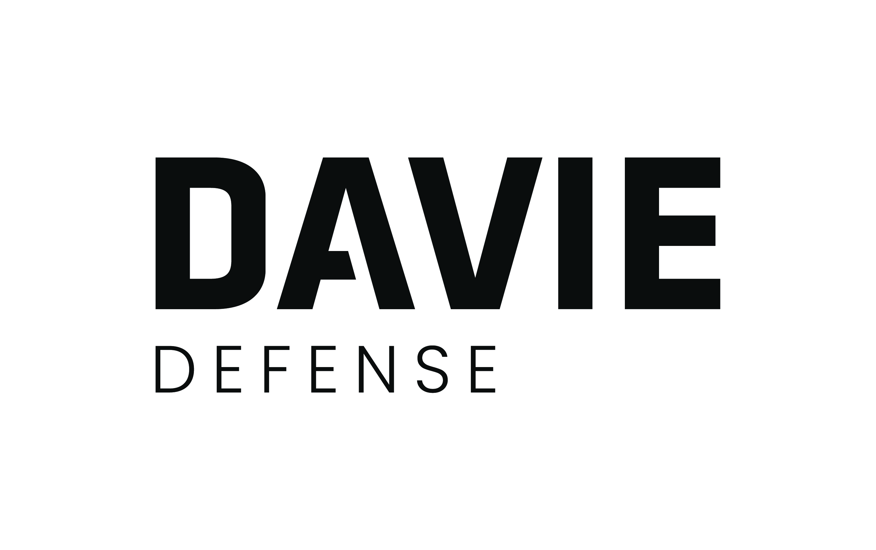 DAVIE DEFENSE LOGO BLACK