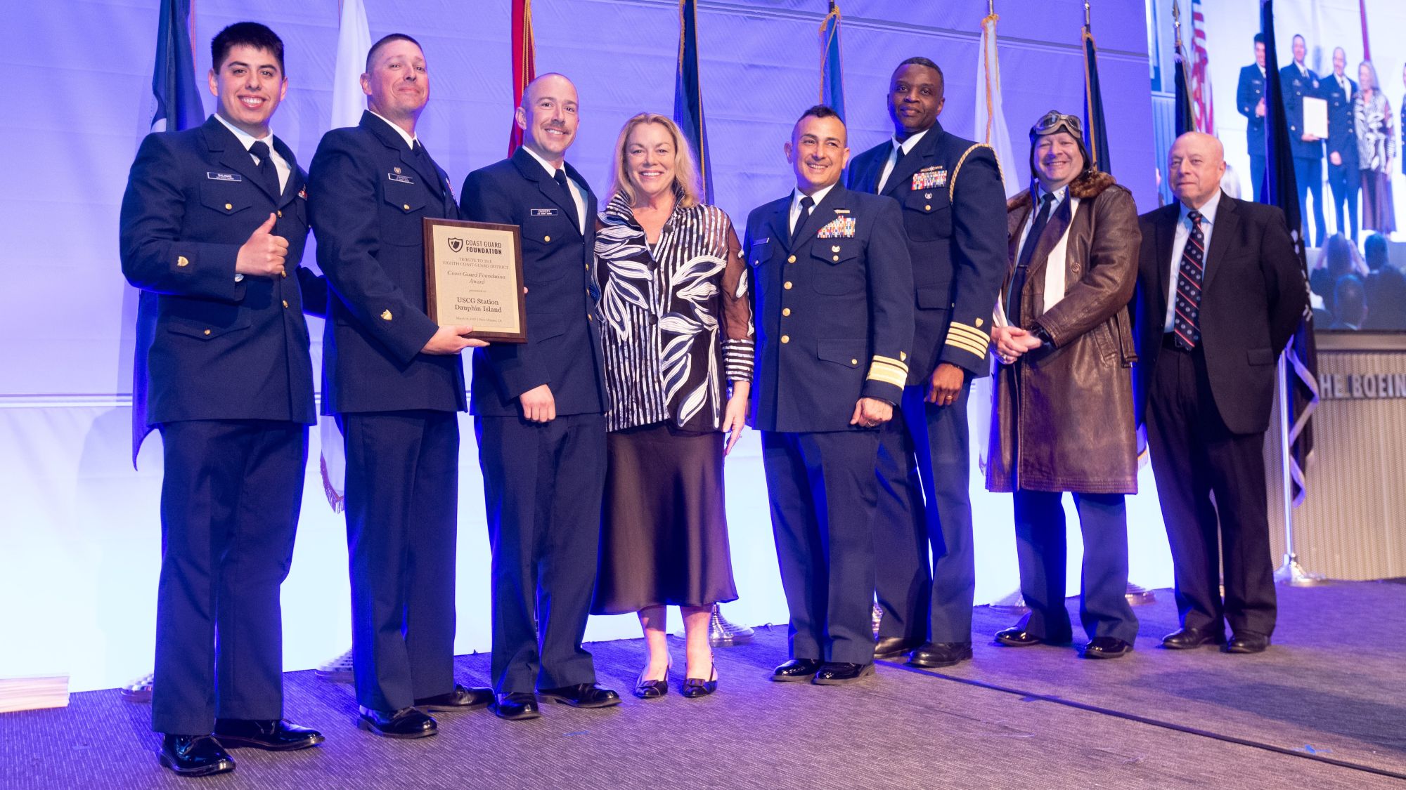 Attendees at the 2025 Coast Guard Foundation Salute to the Coast Guard event in New Orleans.