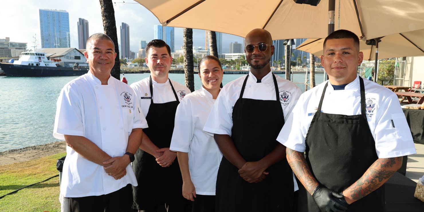 a group photo of chefs.