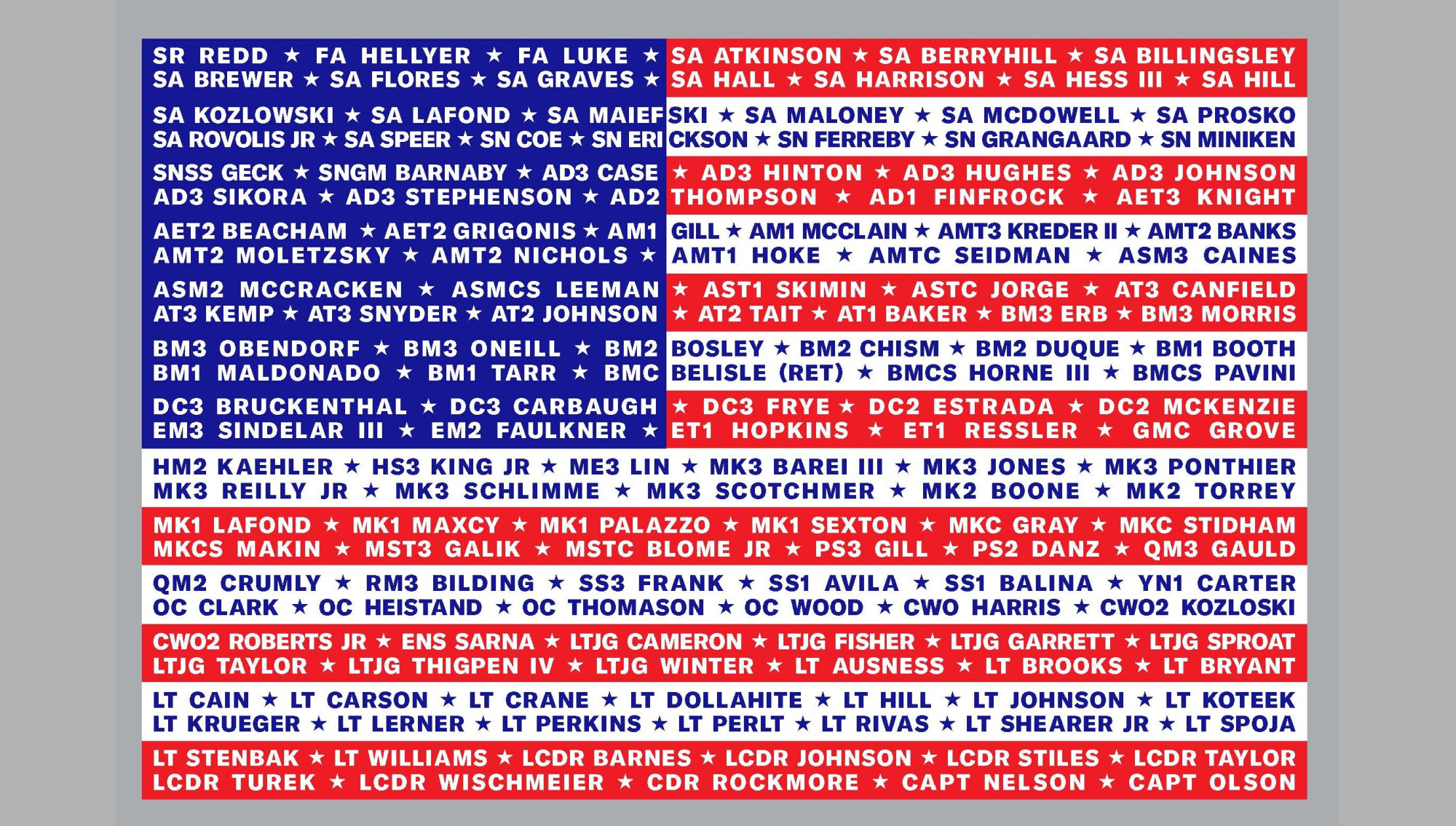 2026 R2r FALLEN HEROES TSHIRT