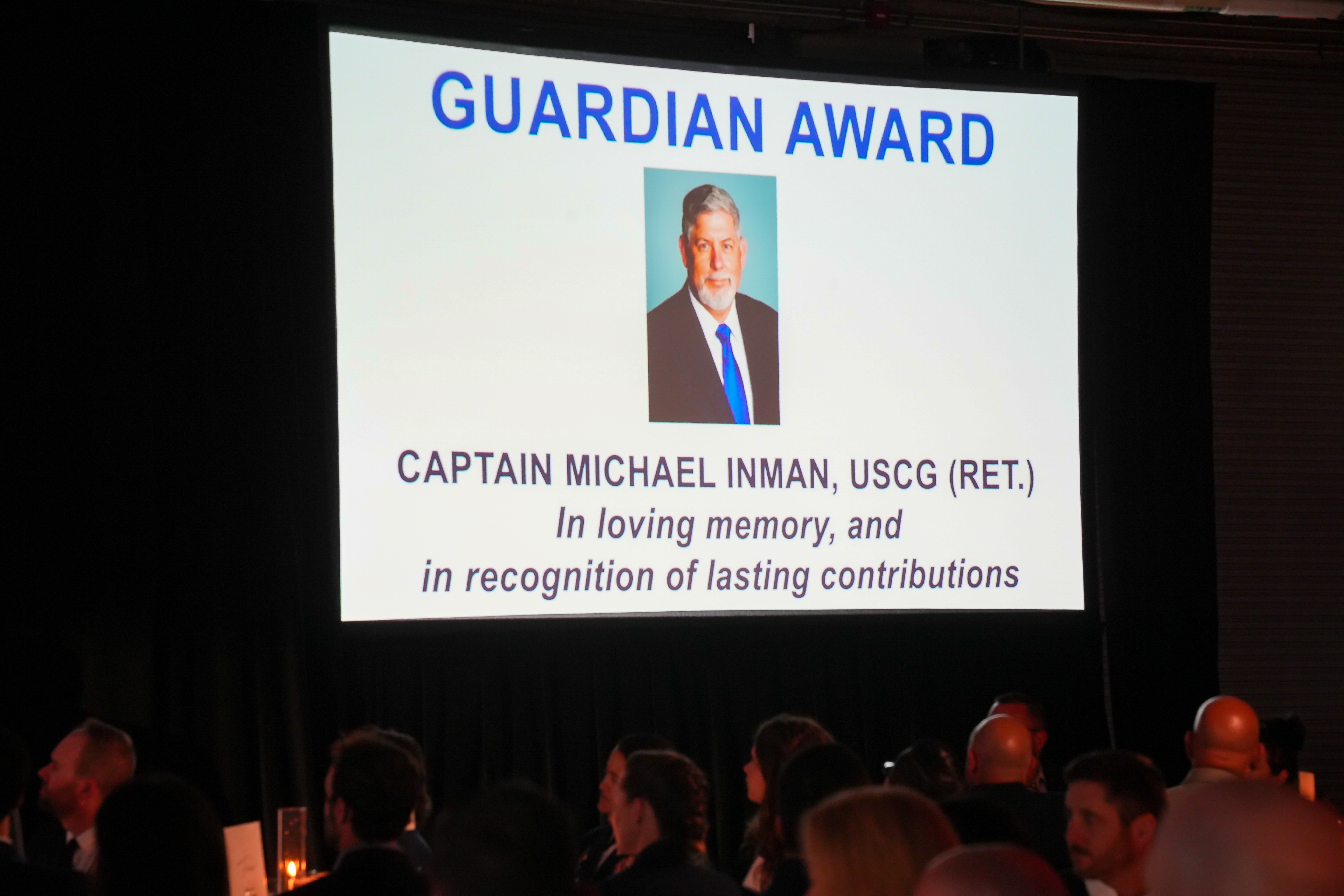 2026 Salute to the Coast Guard in Seattle Michael Inman award