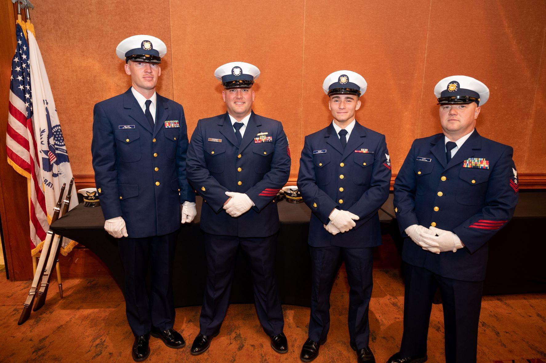 Award dinner color guard