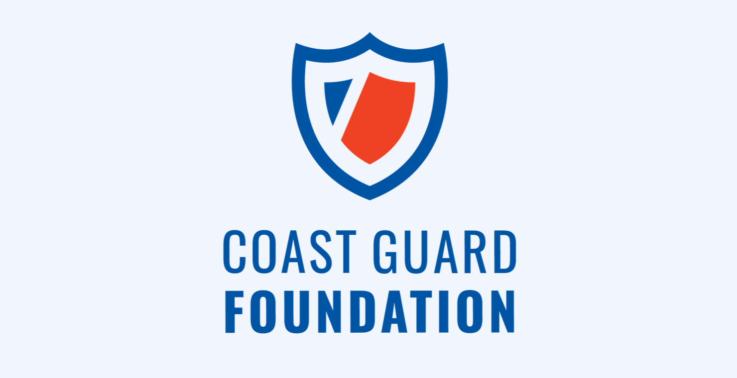 The new Coast Guard Foundation logo in vertical layout.