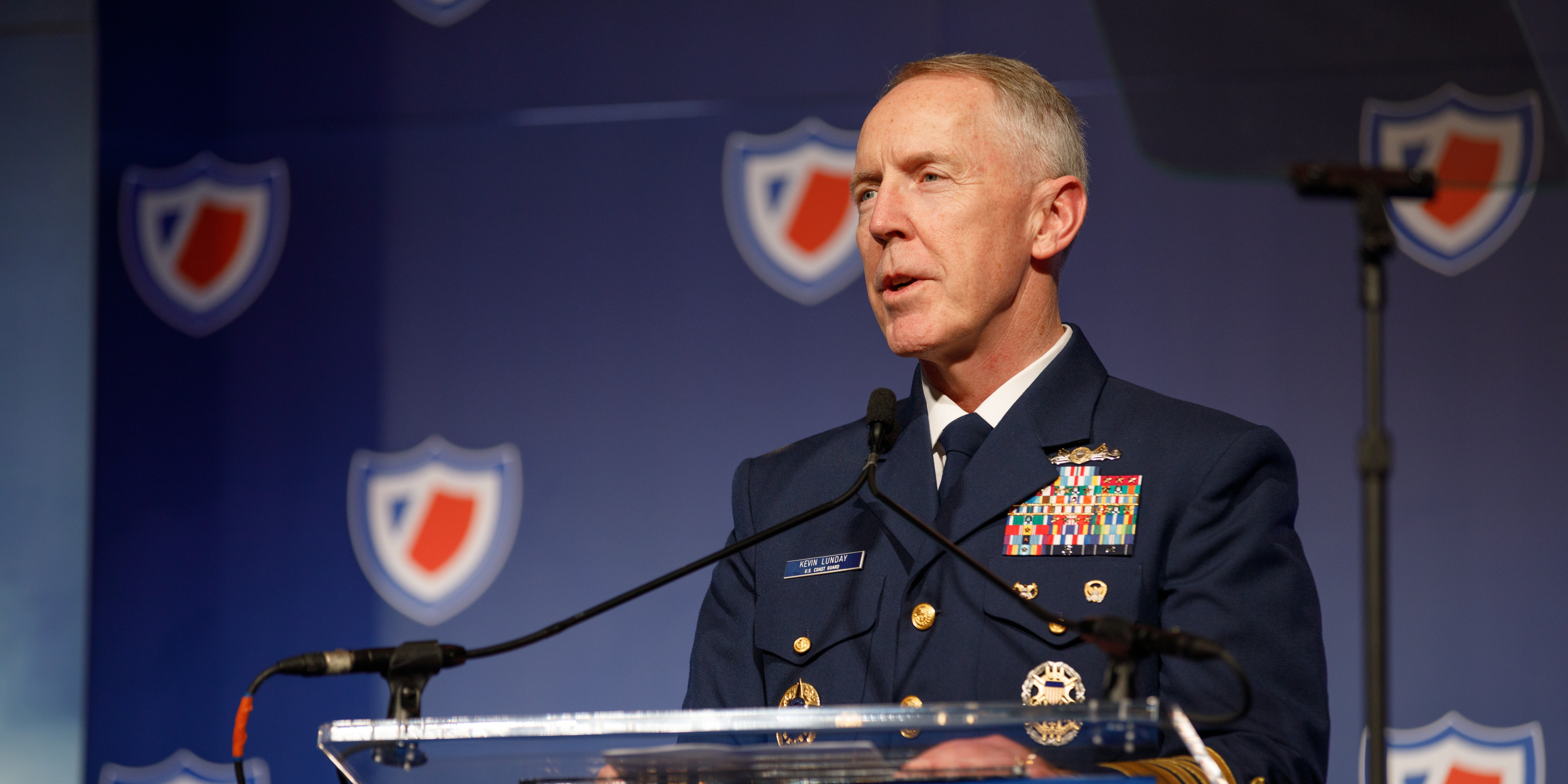 Coast Guard Commandant Admiral Kevin Lunday 2026 Coast Guard Foundation Washington DC Dinner