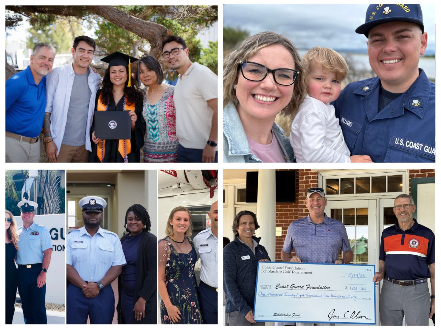 Coast Guard Foundation programs support the entire Coast Guard community -- units, members, and families.
