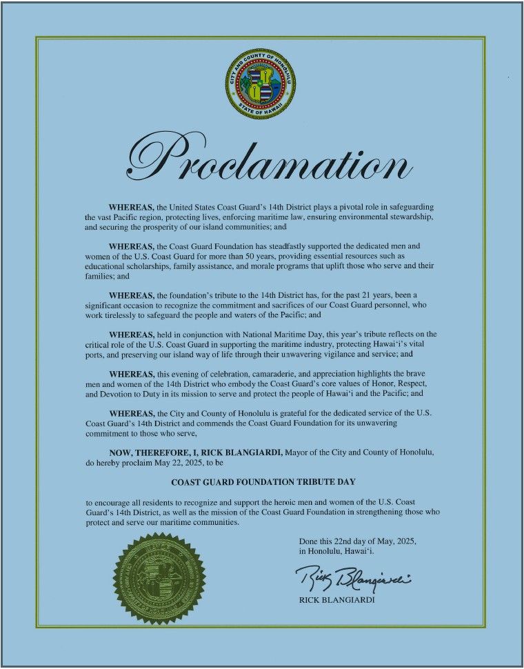 Honolulu Proclamation