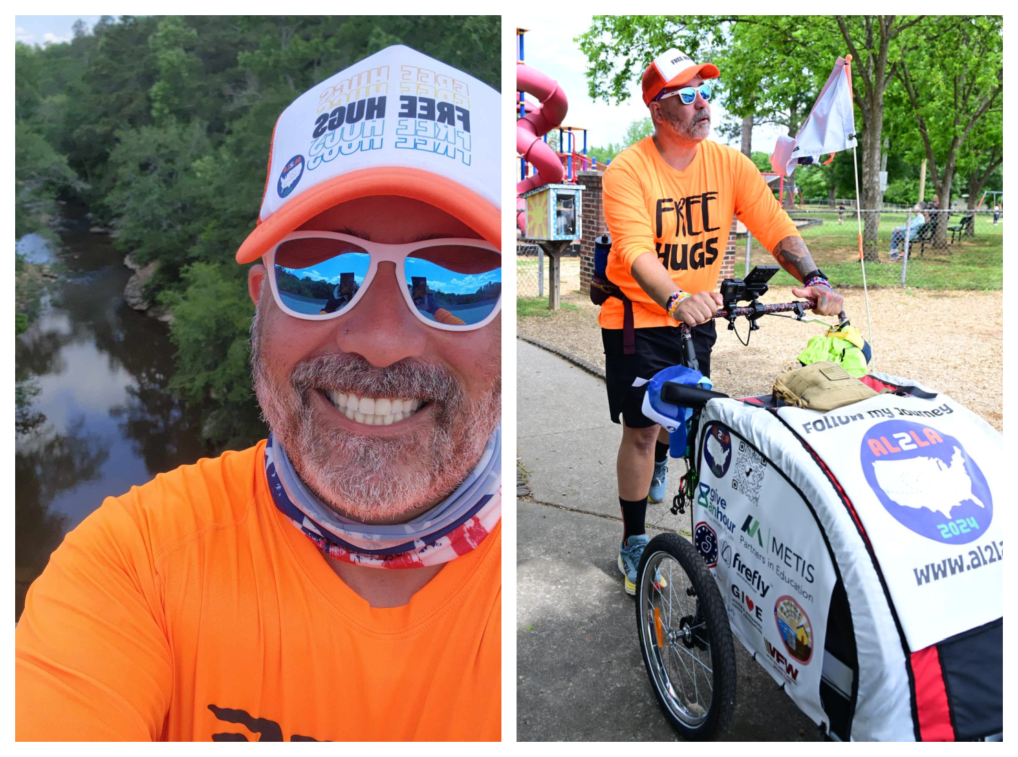 Luna walking across america