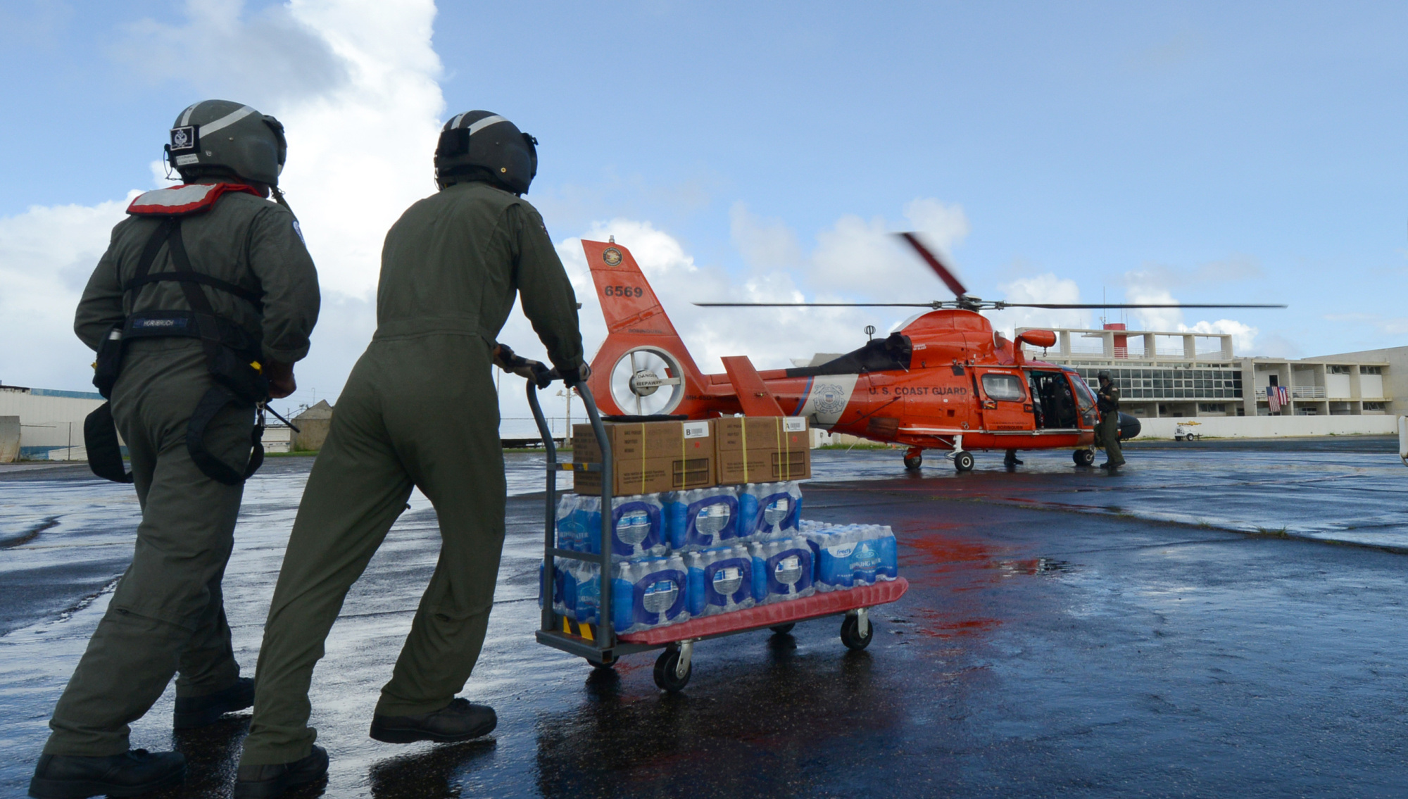 Reservist Mark Herrera hurricane maria 2017