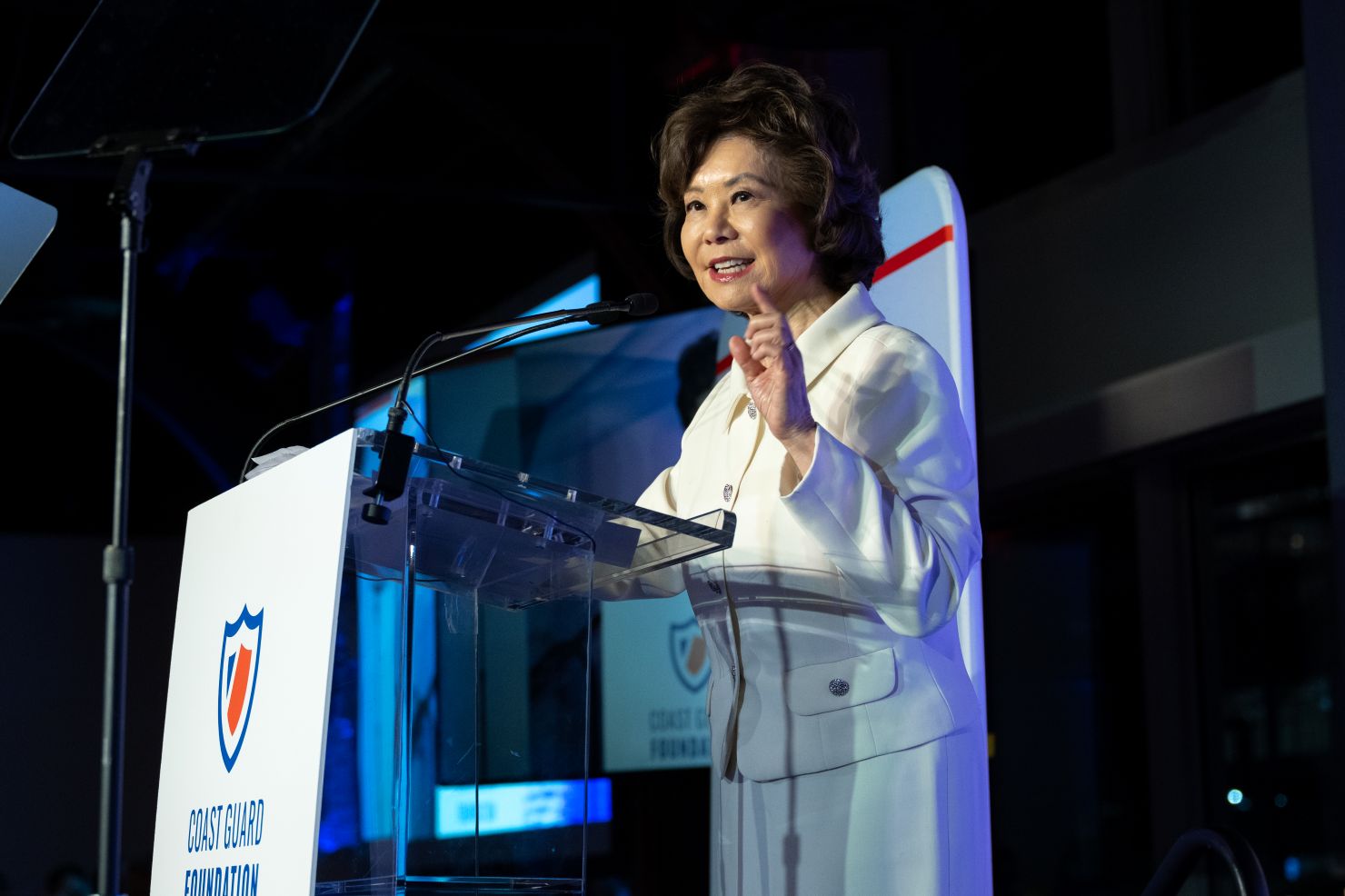 The Honorable Elaine Chao provides the keynote address