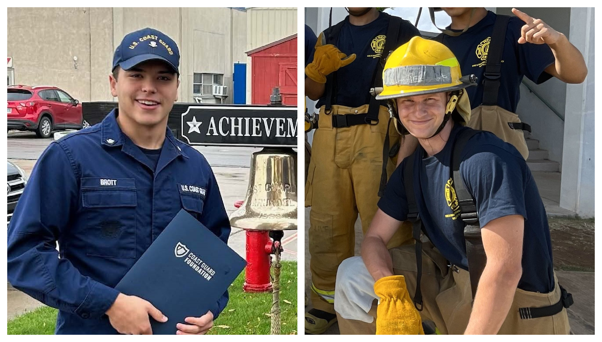 USAA Reservists 2023 Scholarship Josiah Brott and Ian Gough