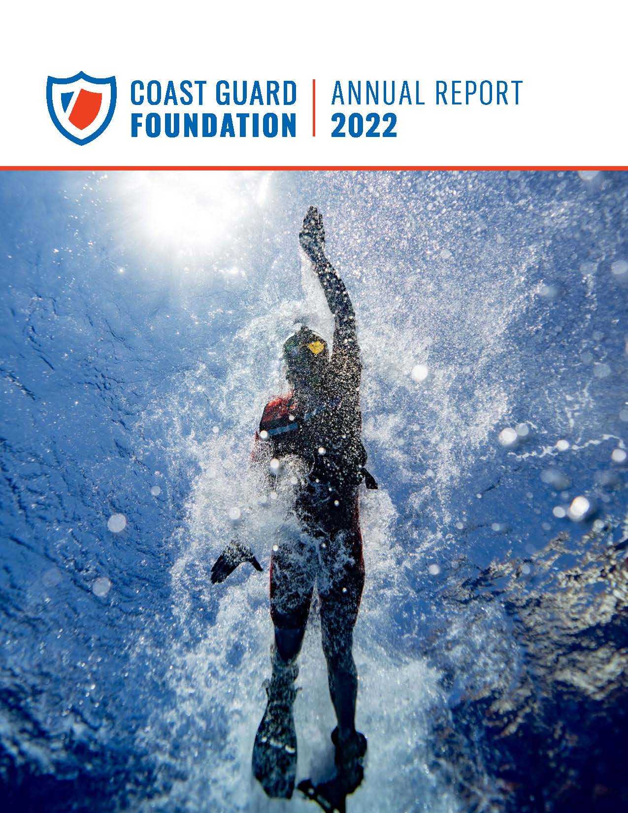 Image of a Coast Guard rescue swimmer.