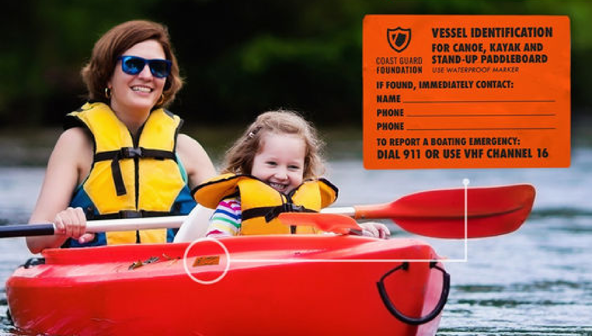 Kayak w decal
