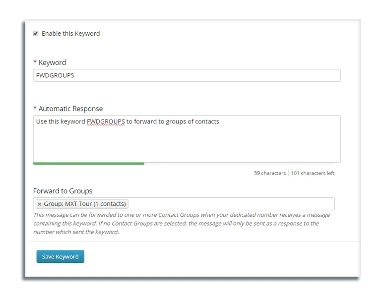 Keyword Manager Keyword Manager