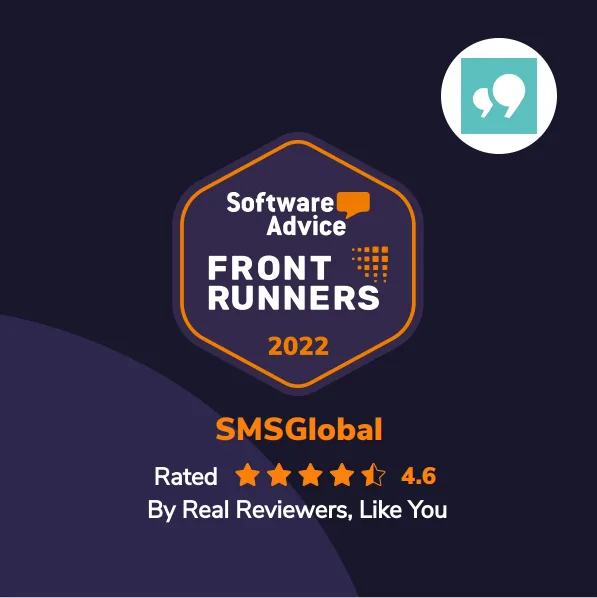 Software Advice’s FrontRunners Report 2022: SMSGlobal as a Top-Rated Product