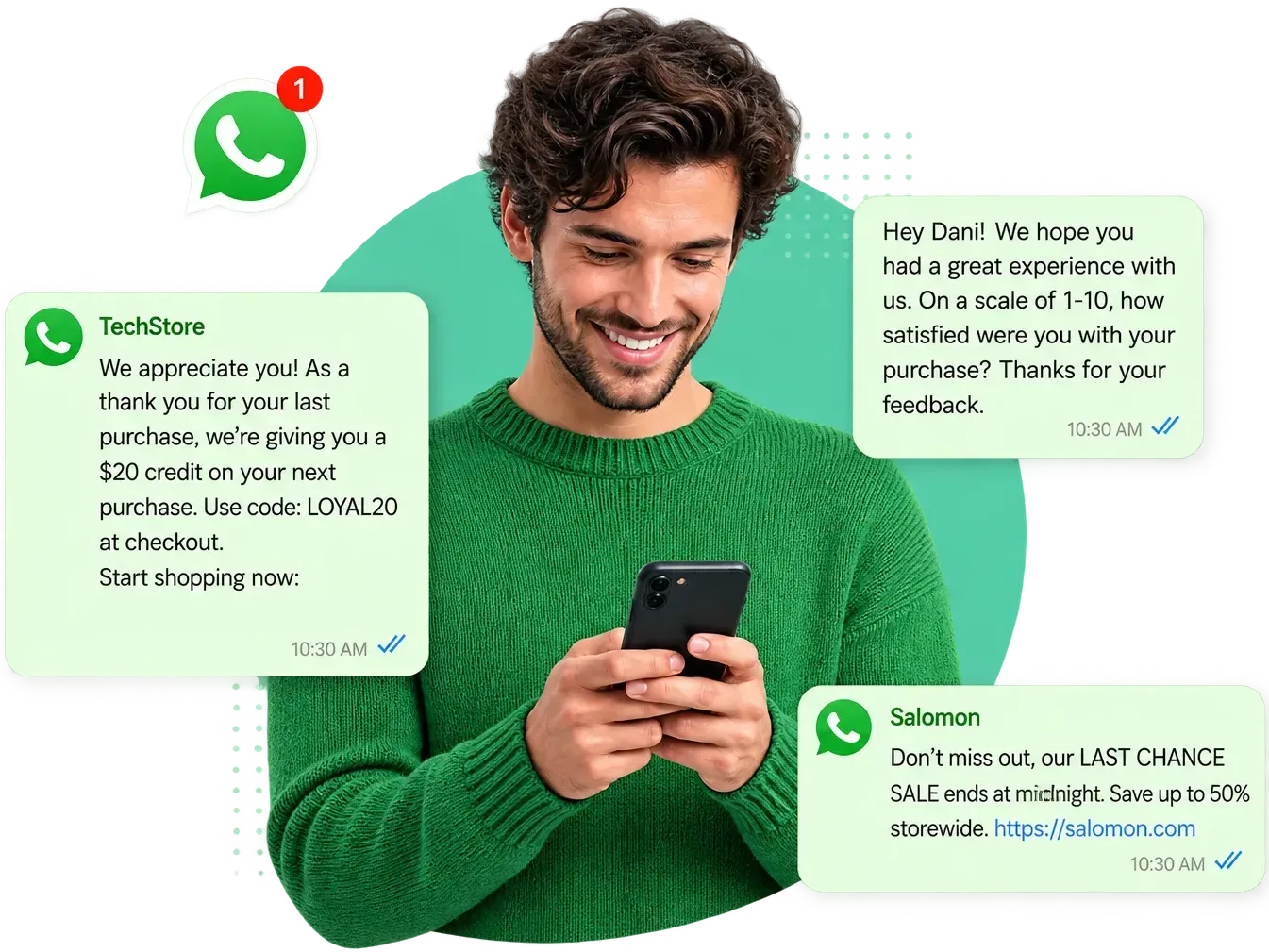WhatsApp Messaging powered by SMSGlobal